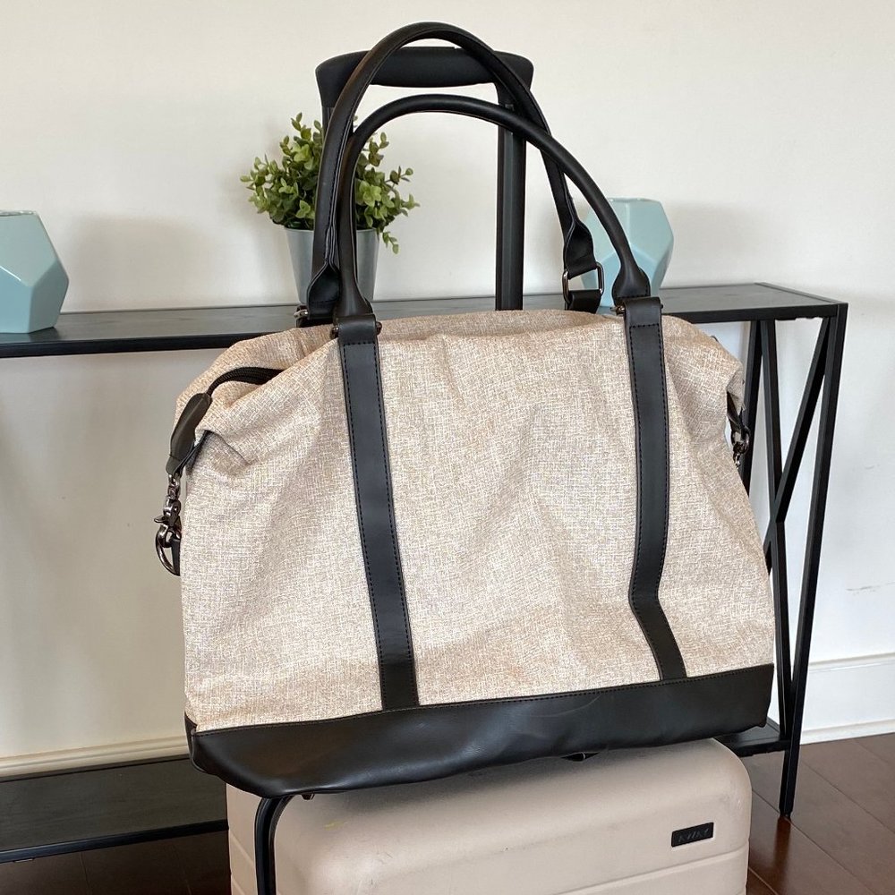 Weekender/Carry-on Tote Duffel with Trolley Sleeve